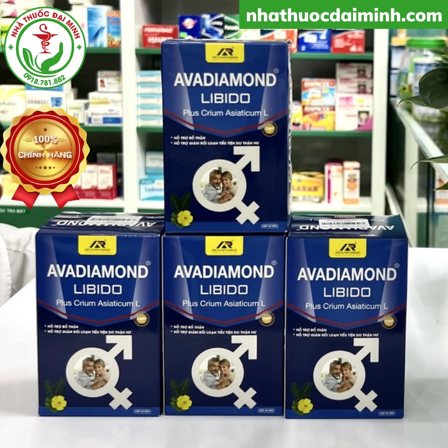 Viên Tiểu Đêm AvaDiamond Libido Lọ 30 Viên