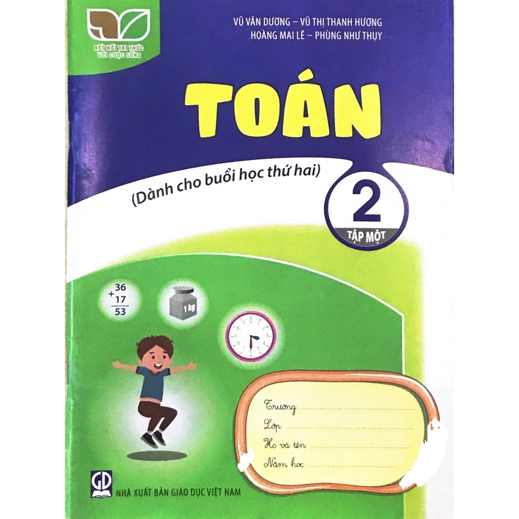 Sách- Toán 2- Dành cho buổi học thứ 2- Kết nối tri thức với cuộc sống