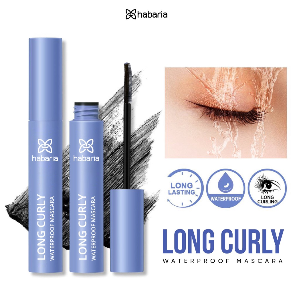 CHUỐT MI HABARIA LONG CURLY WATERPROOF MASCARA LÂU TRÔI, CHỐNG NƯỚC, KHÔNG VÓN CỤC, GIÚP DÀY MI DÀI MI