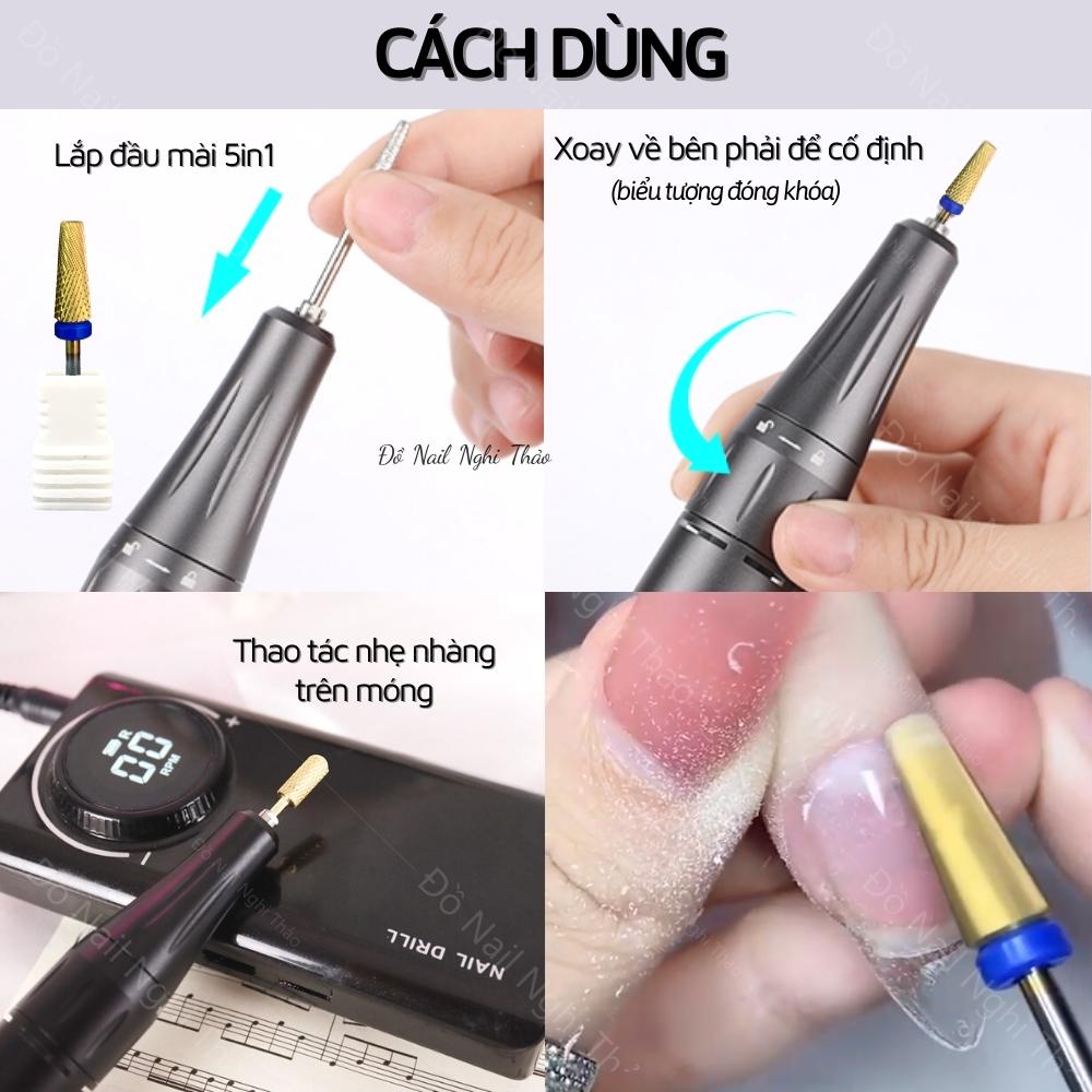 Đầu mài 5 in 1 Vonfram cao cấp NGHI THẢO