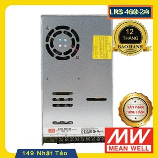 Nguồn tổ ong mean well hàng mới lrs-450-5/ lrs 450 -12 / lrs 450-24 nhập chính ngạch bởi cty tnhh gia lực