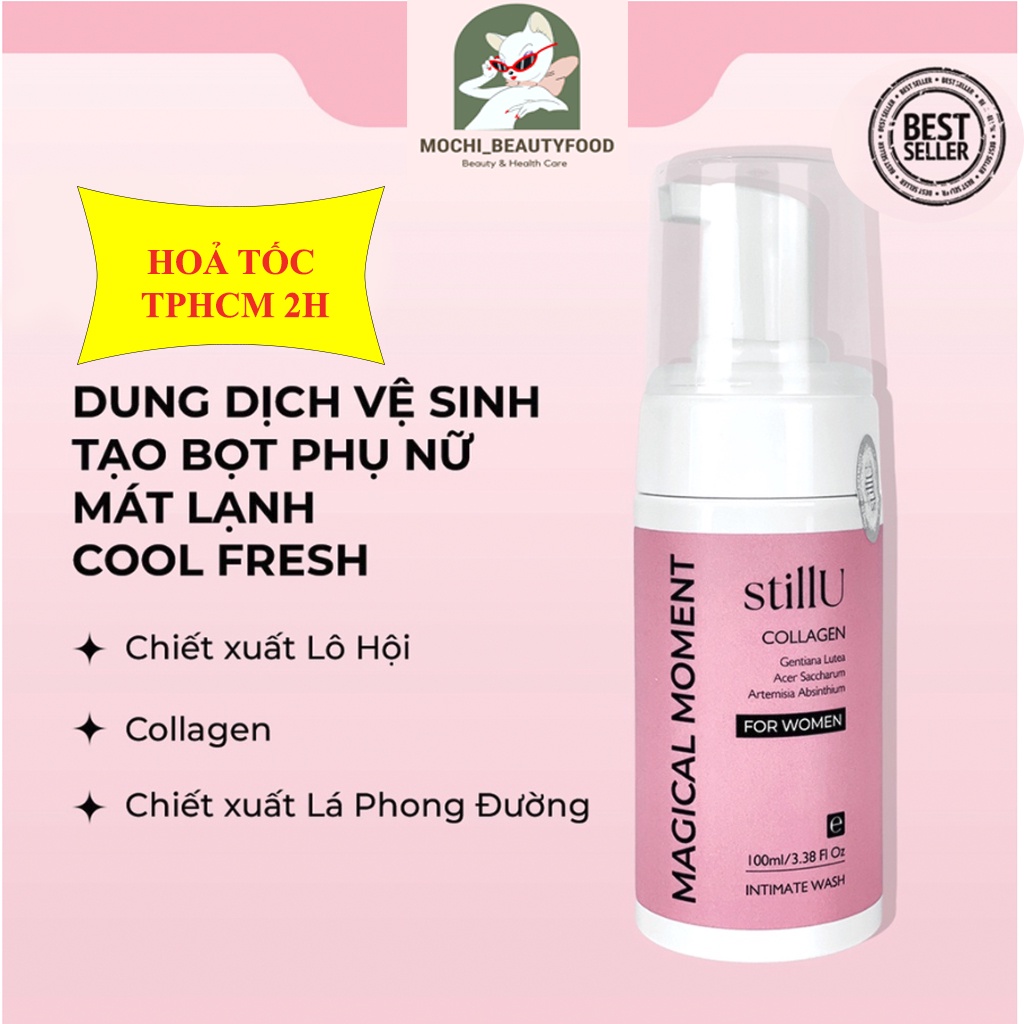 Nước rửa phụ khoa, dung dịch vệ sinh phụ nữ tạo bọt Stillu