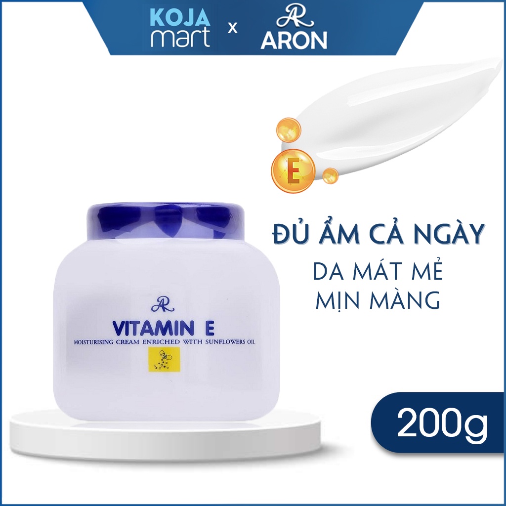 Kem Dưỡng Ẩm Vitamin E Aron Thái Lan 200g