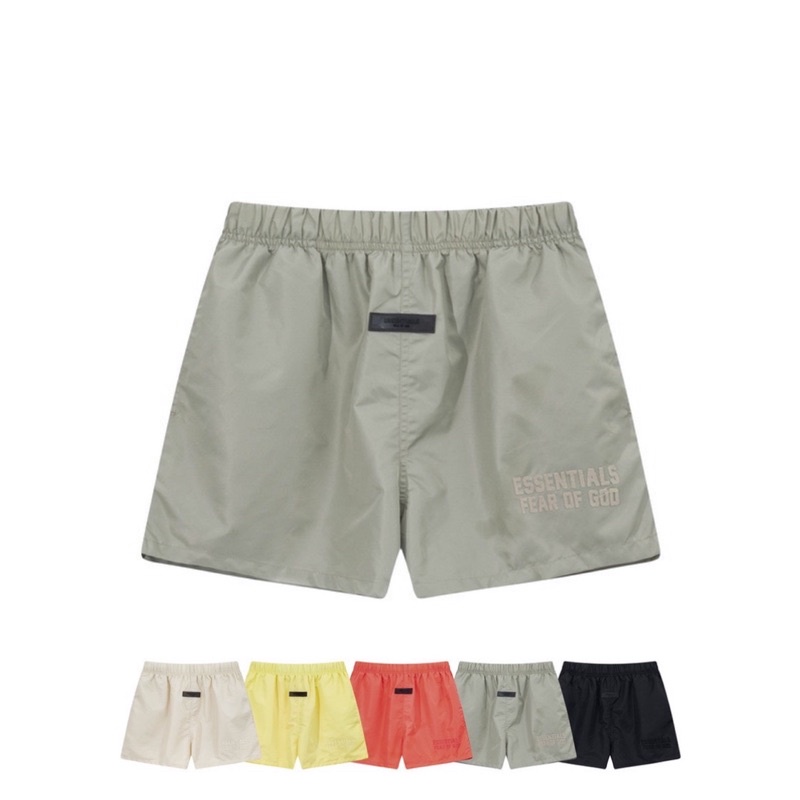 ⚡️HÀNG SẴN⚡️ Quần Đùi ESSENTIALS Vải Dù SS23- ESSENTIALS Nylon Running Short- Quần Đùi Fear Of God Nylon Short