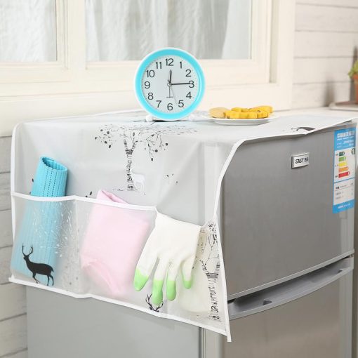 Miếng Phủ Đầu Tủ Lạnh - Tấm Phủ Đầu Tủ Lạnh Chống Bụi Dày Đẹp
