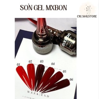 Sơn gel đỏ mxbon 15ml CIU_NAILSTORE