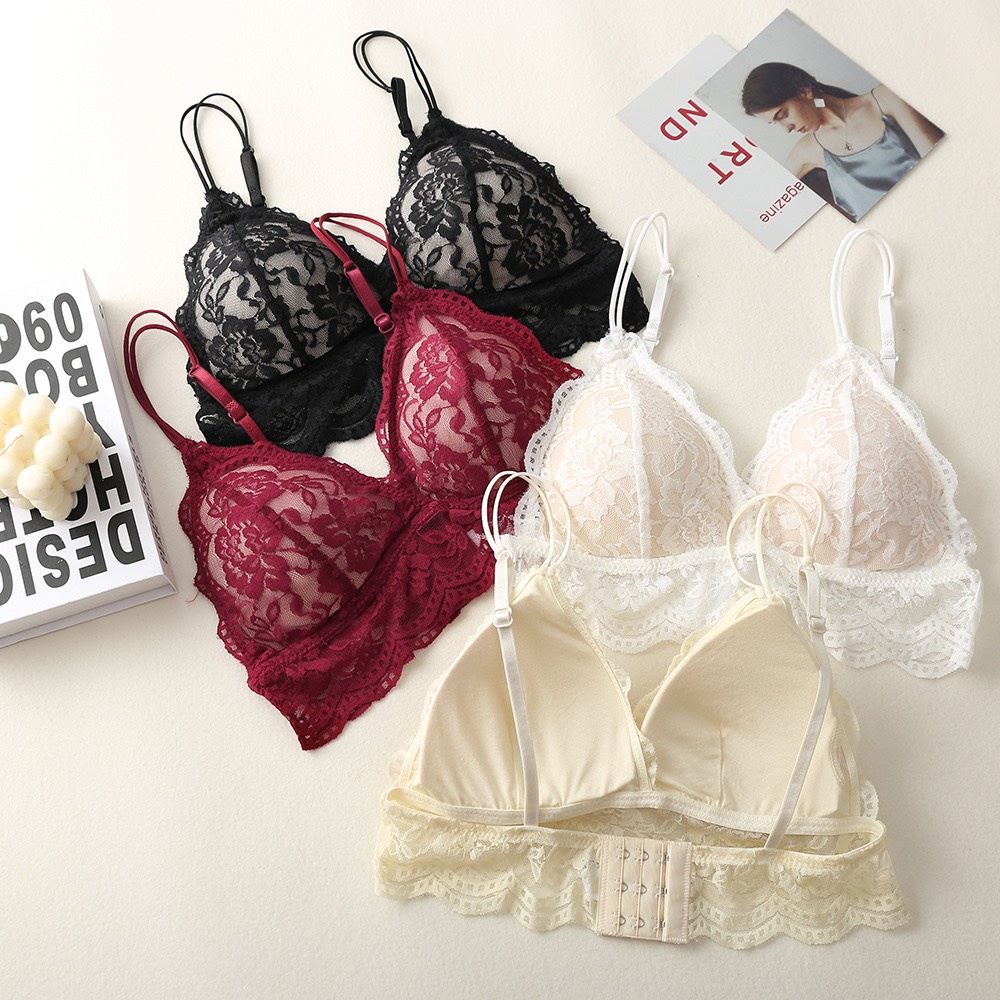 Áo Bra Ren Hoa Mẫu Mới Nhất Màu Tây Siêu Hot 127