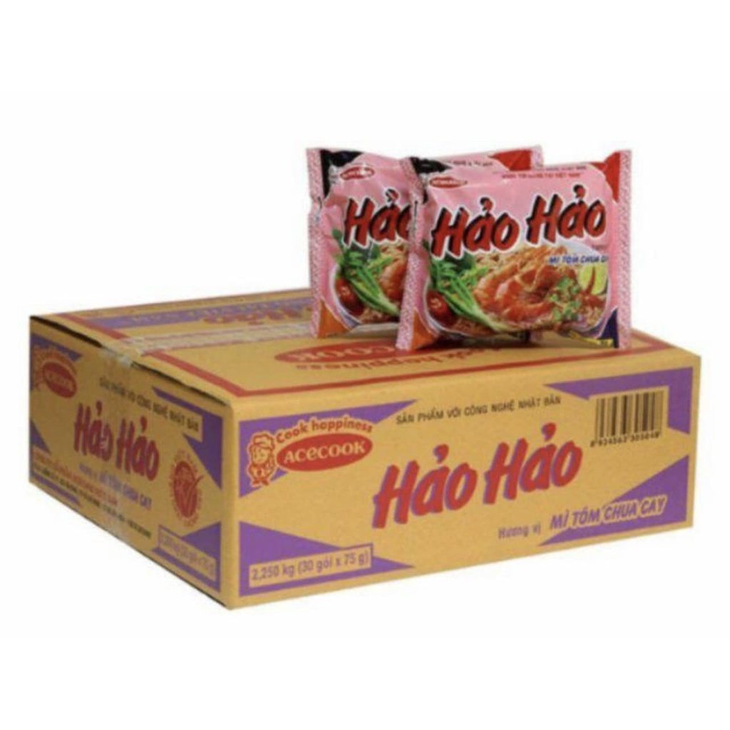 Mì tôm H.ả.o H.ả.o chua cay gói 75g