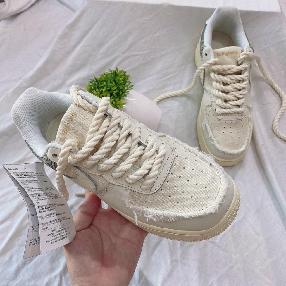 Giày AF1 Dây Thừng, Giày AIR FORCE 1 Dây Thừng nam nữ Bản Mới 2022 Cao Cấp Fullbox Bill