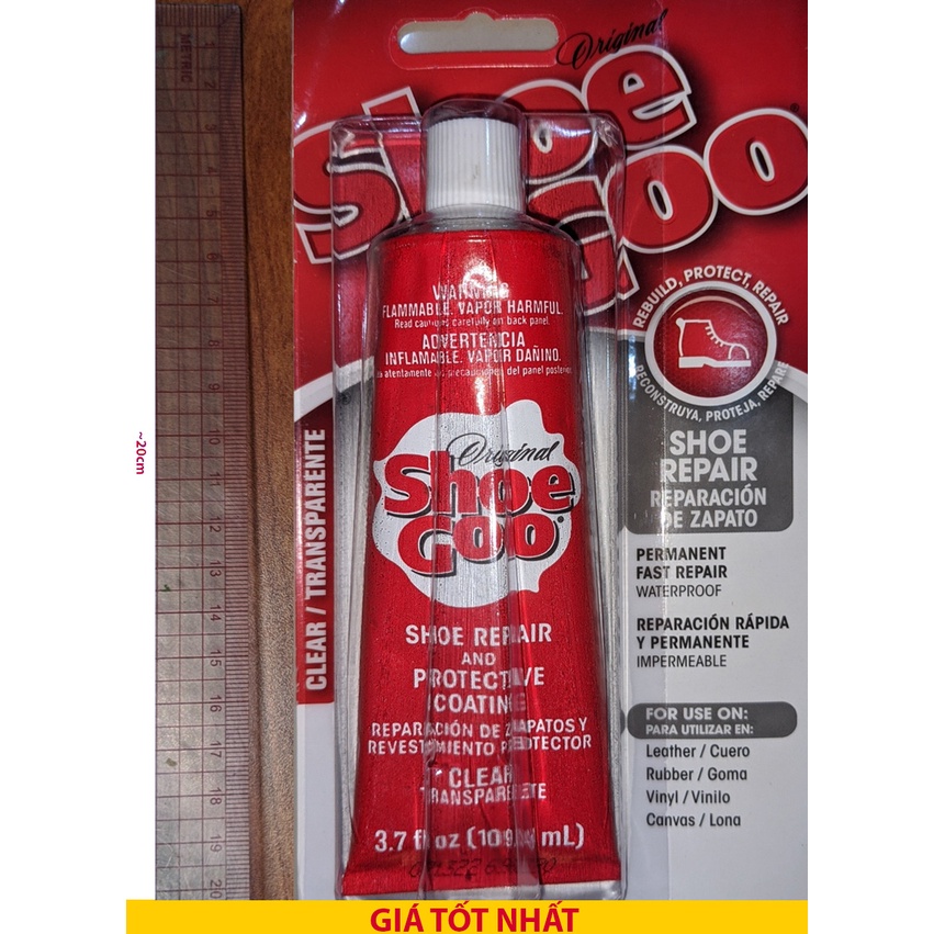Shoe goo Clear 3.7oz - keo dán giày Mỹ 109.4ml
