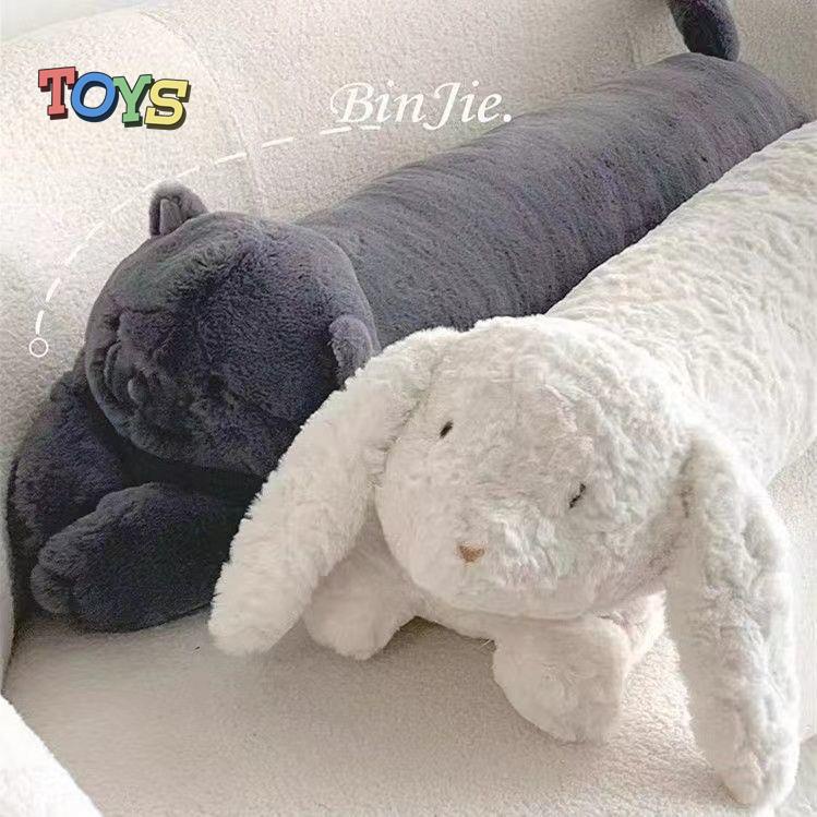 Gối Ôm Dài Hình Thỏ Laurel Nhồi Bông Dễ Thương