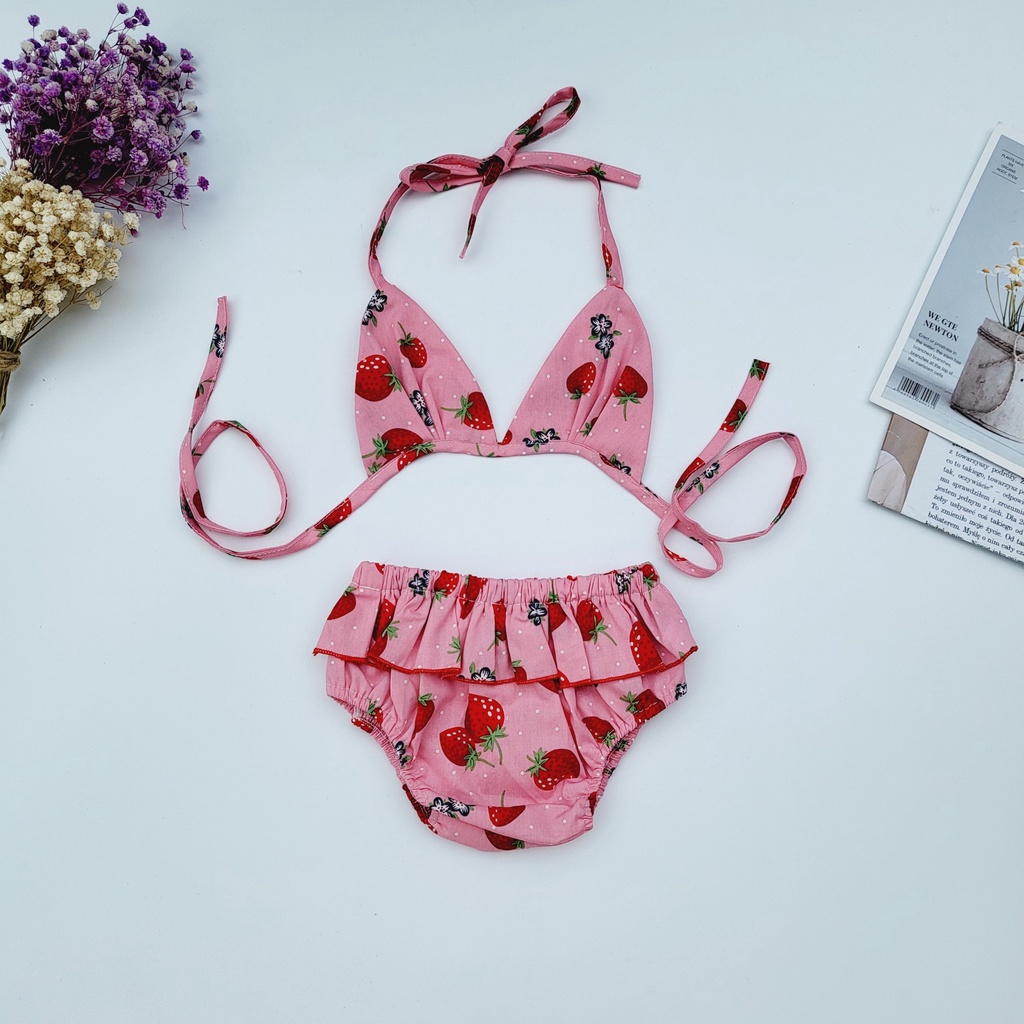 Bikini hình trái cây mùa hè cho bé gái 3-15kg
