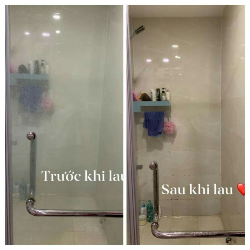 Vệ Sinh Kính Nhà Tắm - Dung Dịch Làm Sạch Vòi Rửa Inox, Sen - Tẩy Cặn Canxi Vách Kính, Bể Cá - Tẩy Trắng Bồn Rửa D8STORE