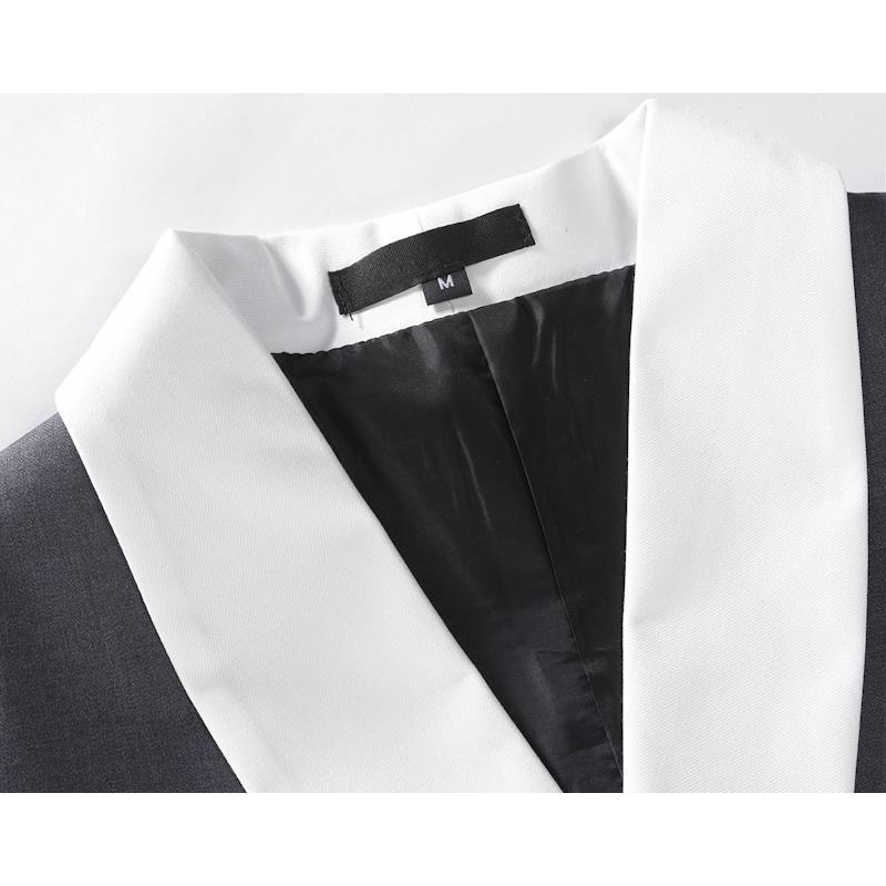 Áo vest nam Áo gile nam chất liệu Polyester độc đáo thiết kế đặc săc thanh lịch 2 hàng cúc trẻ trung năng động H66