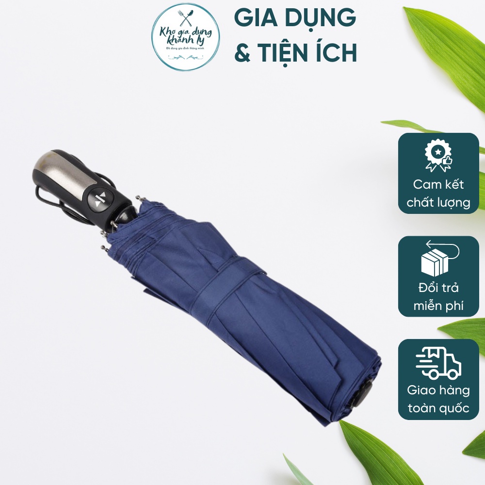 Ô Tự Động Gấp Gọn  [ GIÁ SỐC  ]    Ô Tự Động Gấp Gọn Đóng Mở 2 Chiều, Dù 10 Nan Che Mưa, Che Nắng Chống Tia UV