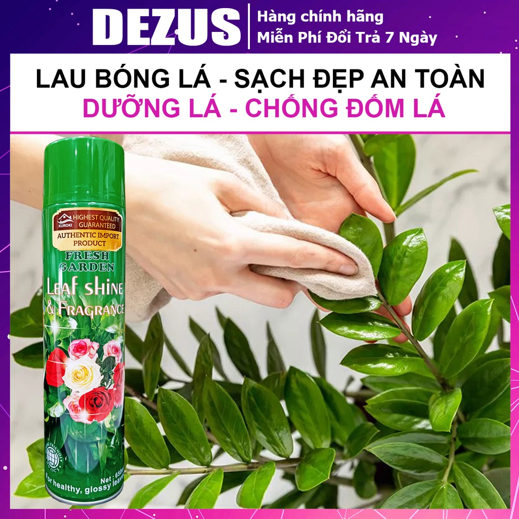 Bình Xịt Bóng Lá - Lau Sạch Bóng Cặn Bẩn, Dưỡng Lá Cây Giúp Xanh Tươi, Hạn Chế Sâu Bệnh, Hiện Tượng Đốm La' [MILOZA]