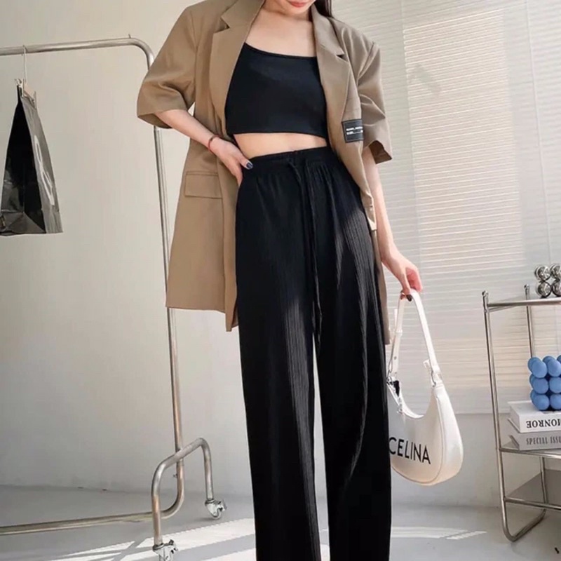 Quần gân thái suông hít hot M113