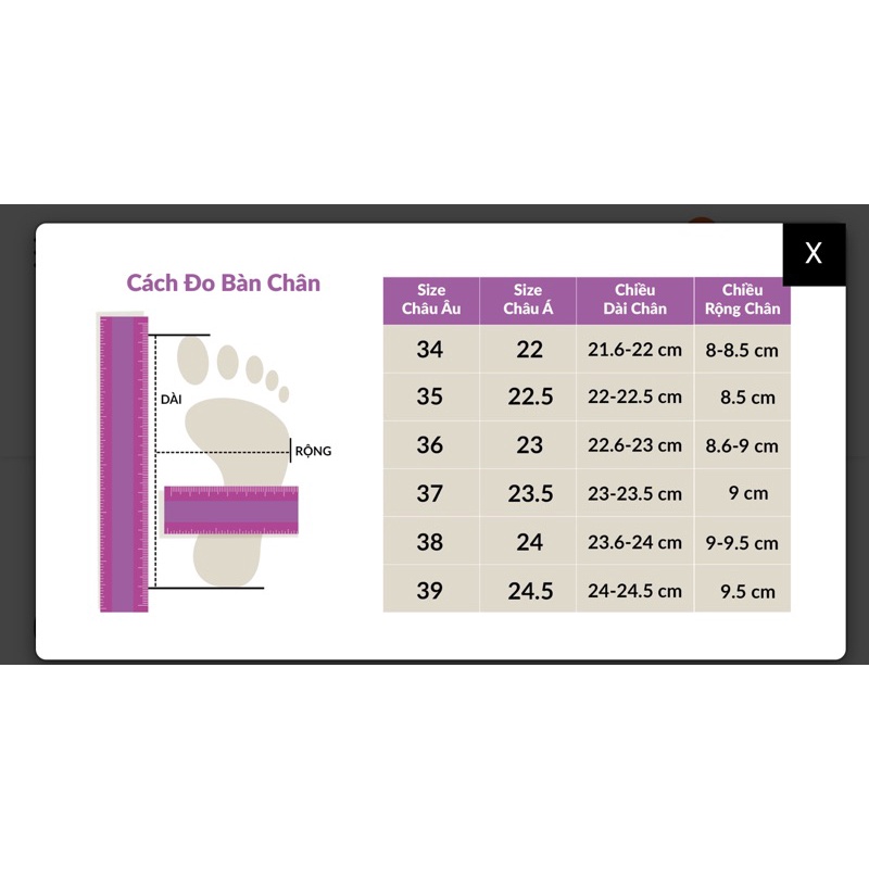 Giày Hạnh Dung màu kem, size 35, cao 11cm