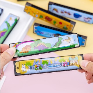 Kèn harmonica 16 lỗ nhiều màu sắc độc đáo cho bé