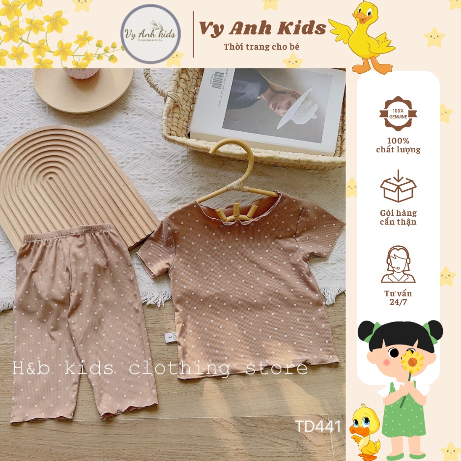 Bộ áo cộc quần ngố cho bé chất tăm lạnh hàng loại 1, Bộ quần áo ngố cho bé chất co dãn mềm mịn thấm hút mồi hôi