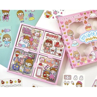 Hộp 100 tấm sticker cute