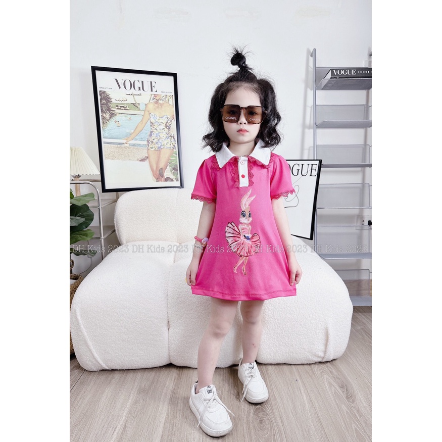 Váy POLO HÌNH CON THỎ bé gái (8-18kg)