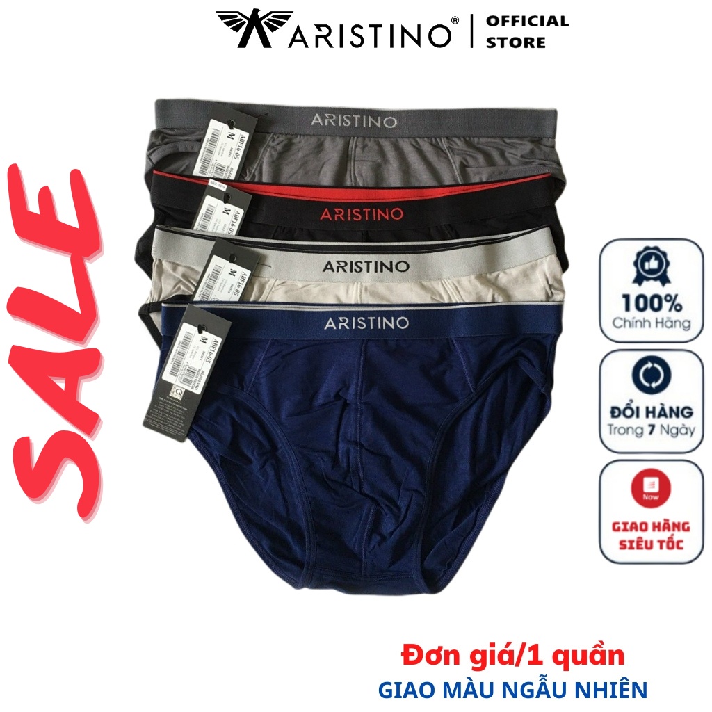 Quần Lót Nam Tam Giác Sịp Nam ARISTINO ABF1605 Quần Xì Briefs Chất Liệu Sợi Tre Mềm Mại Thoáng Mát Kháng Khuẩn Thấm Hút