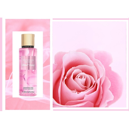 ✨ Xịt thơm Body Mist 𝐕𝐢𝐜𝐭𝐨𝐫𝐢𝐚'𝐬 𝐒𝐞𝐜𝐫𝐞𝐭 𝐕𝐞𝐥𝐯𝐞𝐭 𝐏𝐞𝐭𝐚𝐥𝐬
