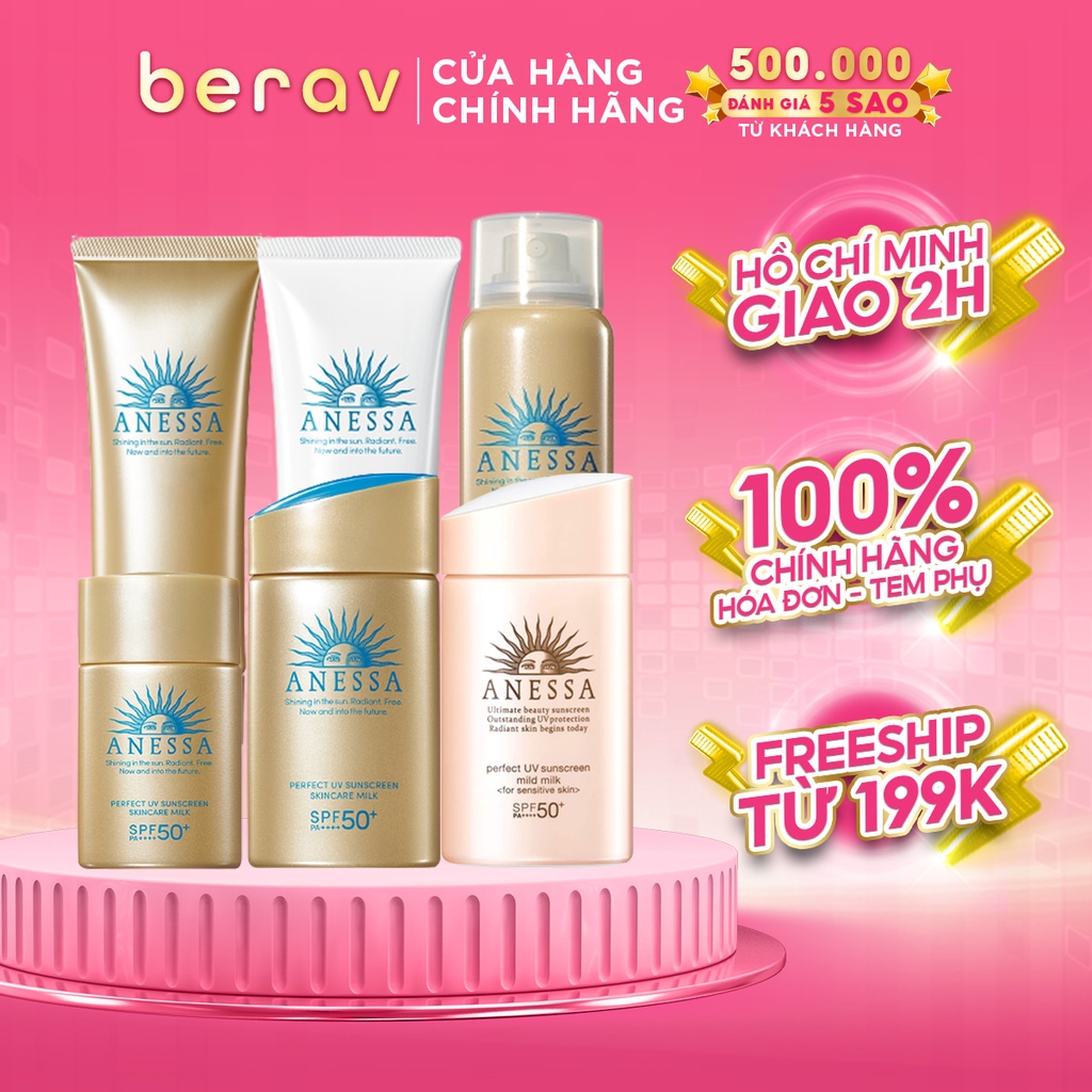 Sữa Chống Nắng Dưỡng Da Anessa Perfect UV SPF50+/PA++++ 60ml