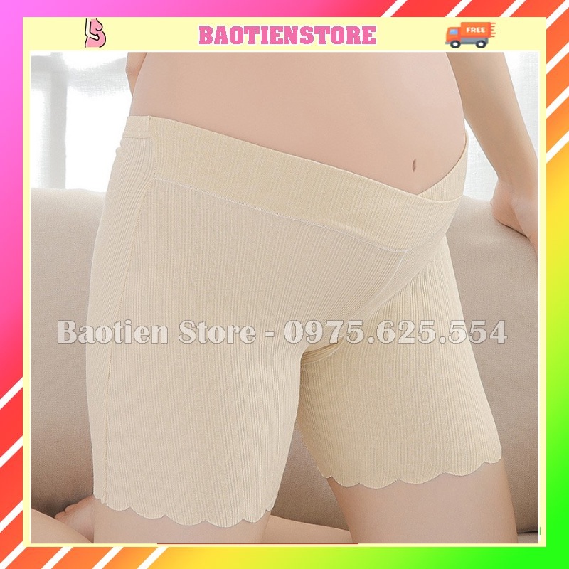 Quần Lót Đùi Mặc Trong Váy Cho Bà Bầu| Cạp Chéo| Bigsize| Sau Sinh| Cotton| Thông Hơi| Đồ Lót Bầu Kháng Khuẩn - QL14