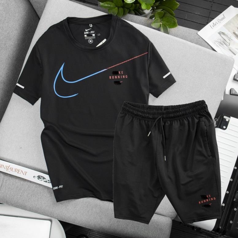 Bộ Thể Thao Nam NK Running chất vải Cá Sấu, co giãn 4 chiều, thoáng mát, thấm hút mồ hôi- Hàng chất lượng cao | BigBuy360 - bigbuy360.vn