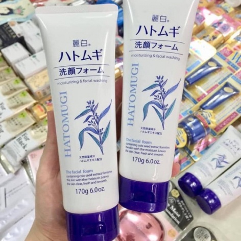 ( Hàng Rẻ )Sữa Rửa Mặt Ý Dĩ Hatomugi The Facial Foam 170g (Mẫu Mới 2020)