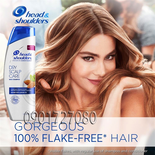 Dầu Gội Head Shoulders Dry Scalp Care (Hạnh Nhân) - Mỹ