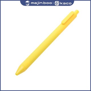 Bút gel kaco pure ngòi 0,5mm mực đen - màu vàng