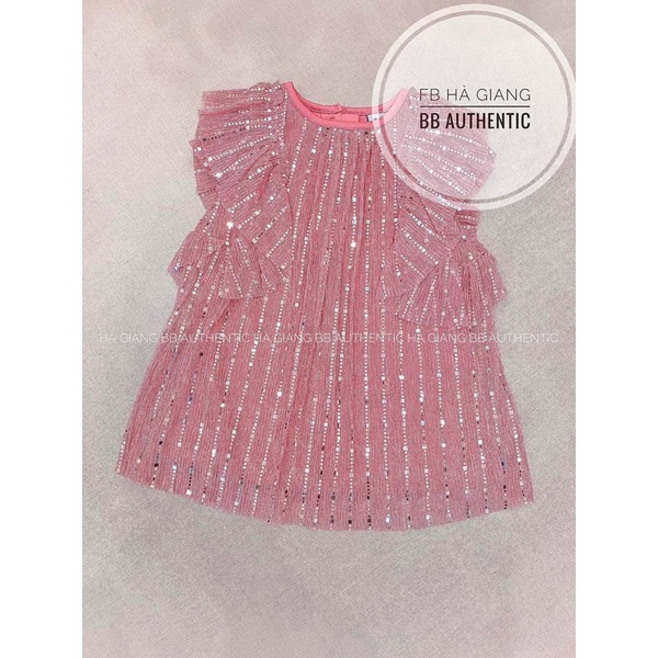 Váy kim tuyến auth Tu Uk cho bé gái