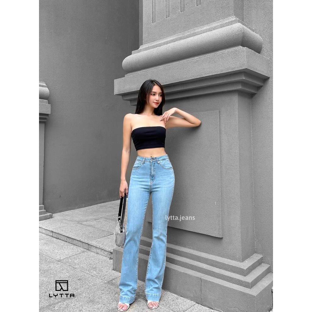 QUẦN JEANS ÔNG LOE 105cm SIÊU HACK DÁNG