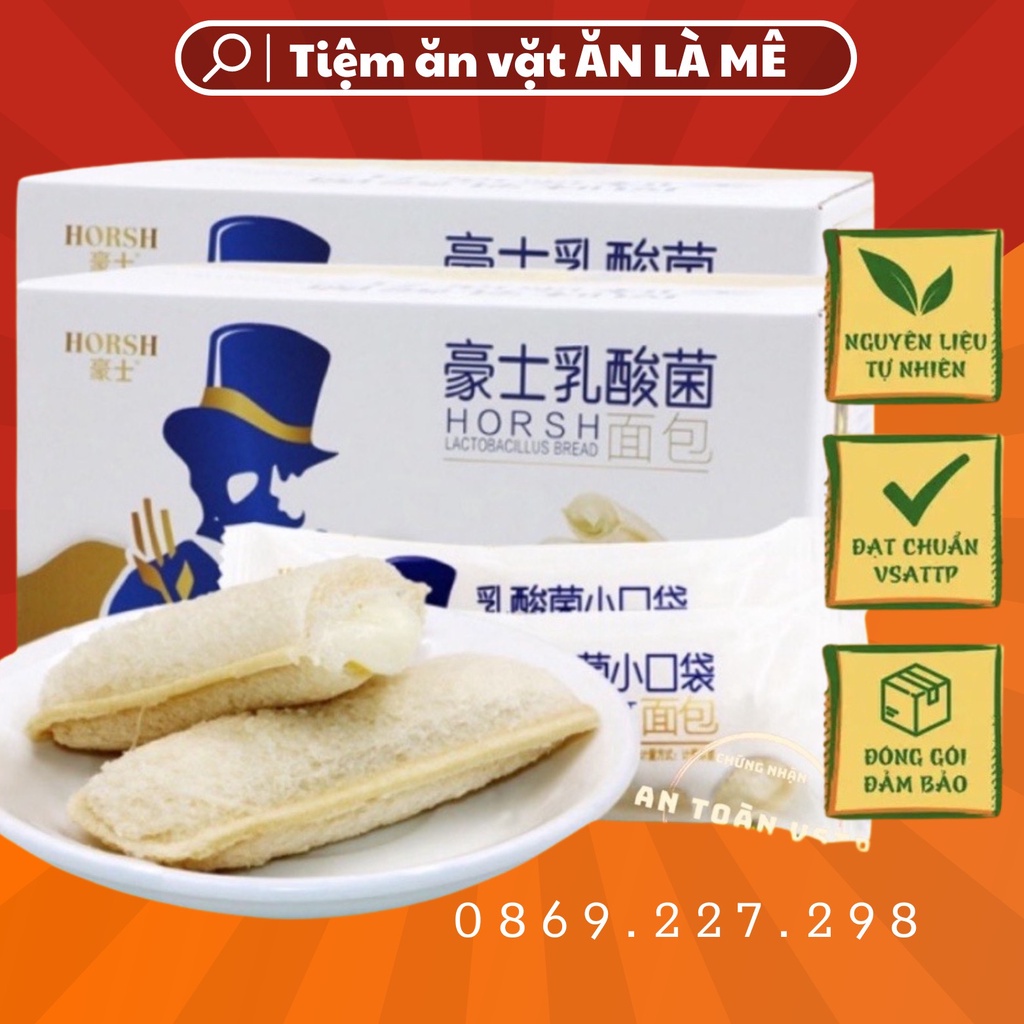 BÁNH SỮA CHUA ÔNG GIÀ HORSH ĐÀI LOAN DATE MỚI Tiệm ăn vặt ĂN LÀ MÊ