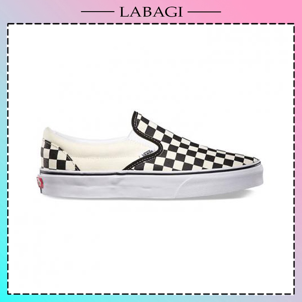 Giày Vans Caro Lười Slip On, Giày Vans Kẻ Caro Thể Thao Năng Động 36-43