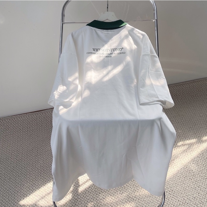 ÁO POLO WNZ TRƠN NAM NỮ 2 MÀU ẢNH THẬT