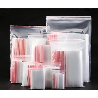 100g túi zip chỉ đỏ size 4x6.