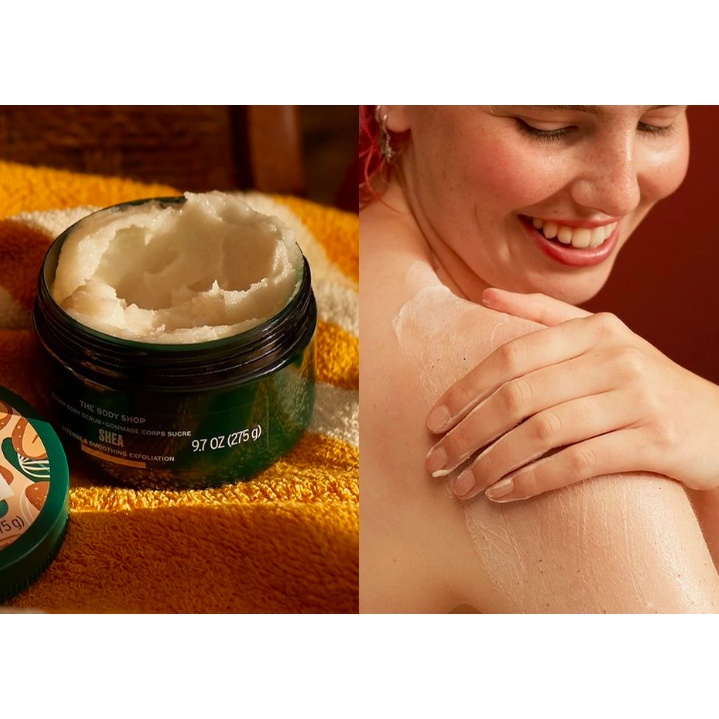 TẨY DA CHẾT TOÀN THÂN body scrub tẩy tế bào chết THE BODY SHOP 250ml