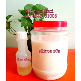 Keo Silicon lỏng đổ khuôn 1kg kèm xúc tác