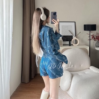 (SET BIGSIZE 50KG ĐẾN 90KG ) set kaki thun in chữ hoạ tiết
