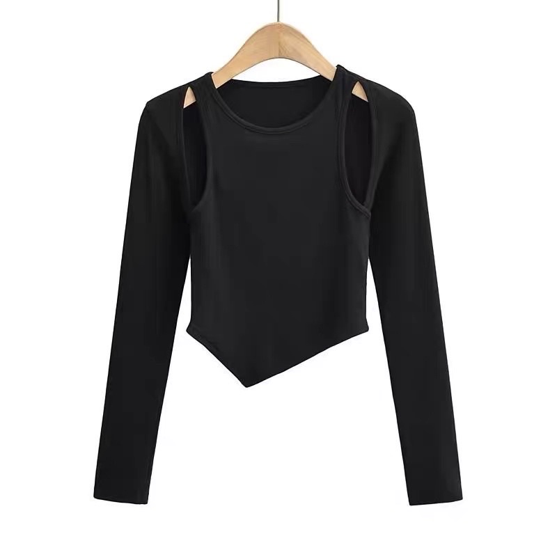 ÁO TAY DÀI KHOÉT VAI VẠT NHỌN A4