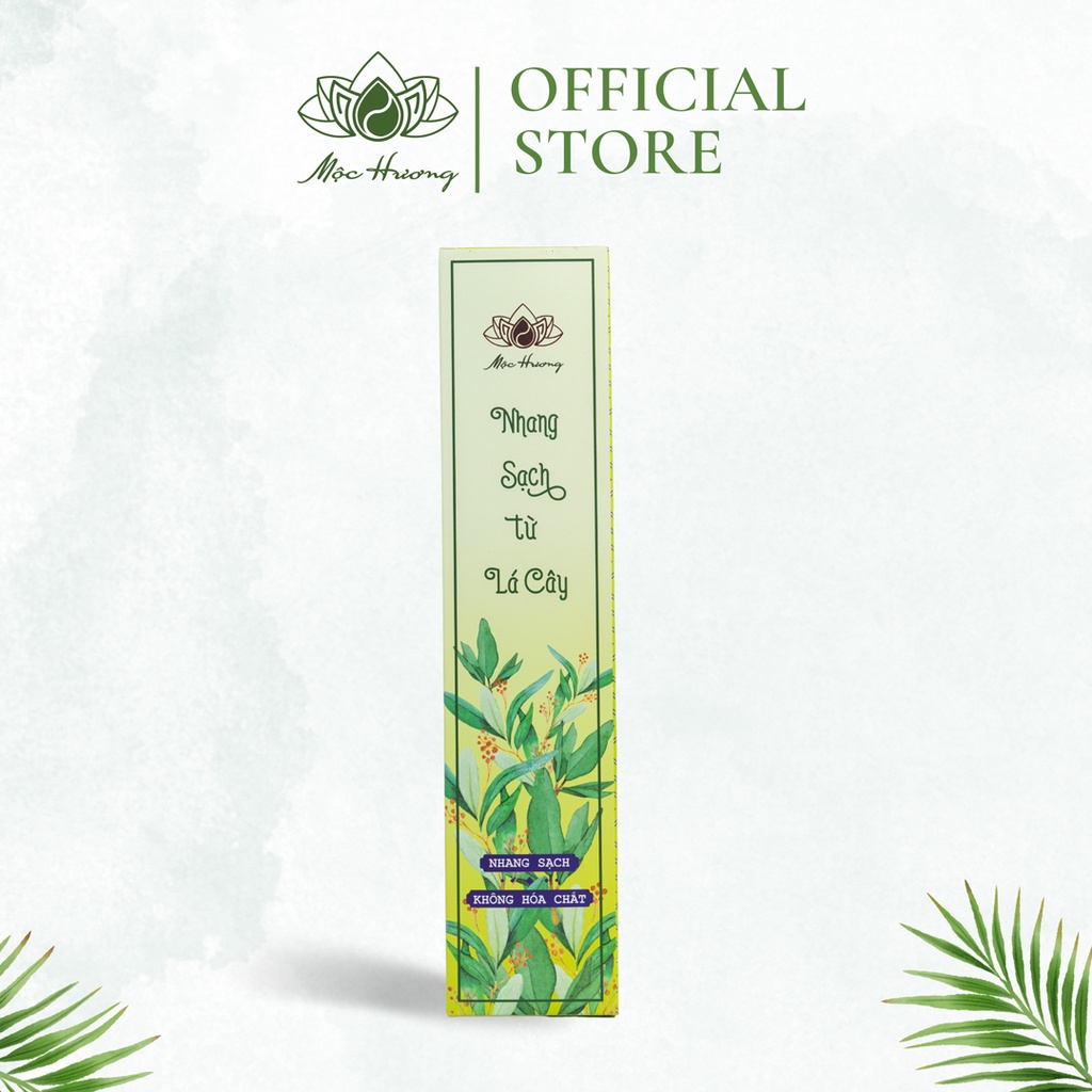 Nhang sạch cộng đồng Mộc Hương - 100% từ thiên nhiên với các loại lá cây, mùi dễ chịu, không hóa chất.