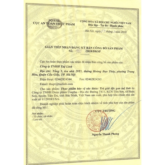 Trà Giải Độc Gan Tuệ Linh