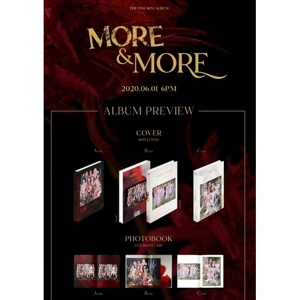 TWICE -  9th Mini Album MORE & MORE