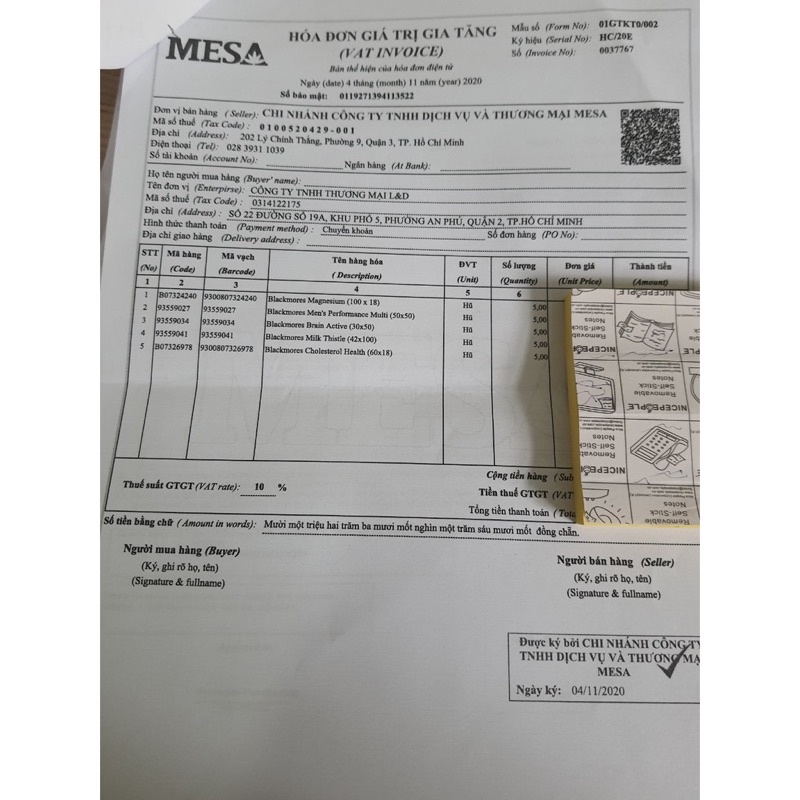 Vitamin tổng hợp multivitamin blackmores for men tăng cường sức khoẻ nam giới 60 viên