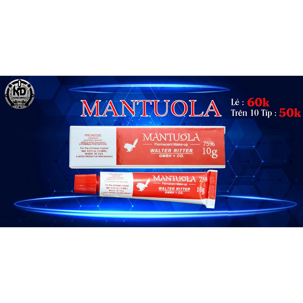 Kem bôi xăm Mantuola Chính Hãng