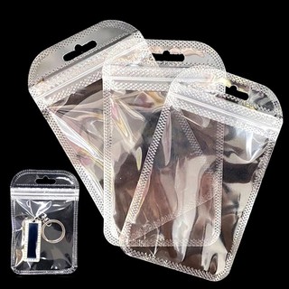  Set 50 Túi Zip có lỗ treo Đựng Trang Sức tặng kèm tem Sticker 